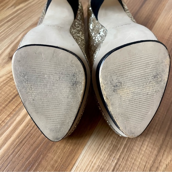 Velvet Platform & Sequin Body Heels - Picture 8 of 12